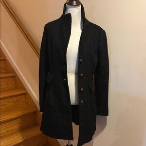 Women's Black Wool Coat